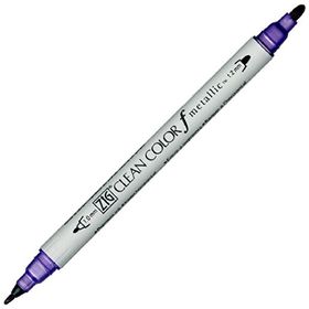 Zig Clean Color 124 Metallic Violet Markör Grafik Kalemi