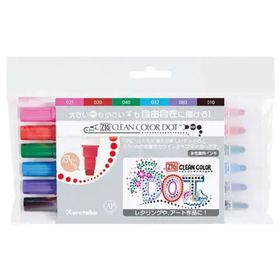 Zig Clean Color Dot Çift Uçlu 6'lı Marker Kalem Set