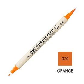 Zig Fabricolor Twin Brush Orange Kumaş Boyama Kalemi