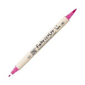 Zig Fabricolor Twin Brush Pink Kumaş Boyama Kalemi