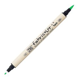 Zig Fabricolor Twin TC-4000 004 Fl. Green Çift Uçlu Kumaş Kalemi