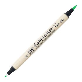 Zig Fabricolor Twin TC-4000 004 Fl. Green Çift Uçlu Kumaş Kalemi