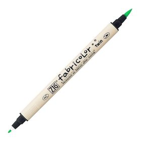 Zig Fabricolor Twin TC-4000 004 Fl. Green Çift Uçlu Kumaş Kalemi