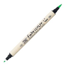 Zig Fabricolor Twin TC-4000 004 Fl. Green Çift Uçlu Kumaş Kalemi