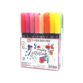 Zig Fudebiyori Brush Pen CBK-55N 24'lü Çizim Kalemi
