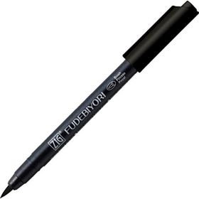 Zig Fudebiyori Brush Pen CBK-55N Black 10 Çizim Kalemi