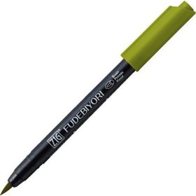 Zig Fudebiyori Brush Pen CBK-55N Olive Green 43 Çizim Kalemi