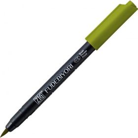 Zig Fudebiyori Brush Pen CBK-55N Olive Green 43 Çizim Kalemi
