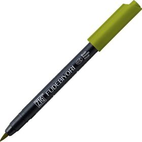 Zig Fudebiyori Brush Pen CBK-55N Olive Green 43 Çizim Kalemi