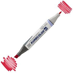 Zig KC-3000N 208 Carmine Red Kurecolor Twin Marker Kalem