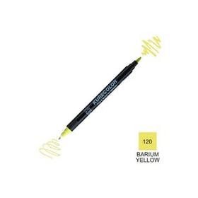 Zig Kurecolor Mangaka Fine & Brush CNKC-2200 120 Barium Yellow Çift Taraflı Markör Kalem