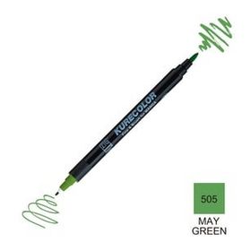Zig Kurecolor Mangaka Fine & Brush CNKC-2200 1505 May Green Çift Taraflı Markör Kalem