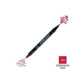 Zig Kurecolor Mangaka Fine & Brush CNKC-2200 264 Geranium Red Çift Taraflı Markör Kalem