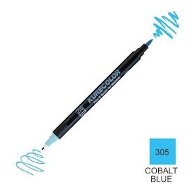 Zig Kurecolor Mangaka Fine & Brush CNKC-2200 305 Cobalt Blue Çift Taraflı Markör Kalem