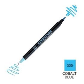 Zig Kurecolor Mangaka Fine & Brush CNKC-2200 305 Cobalt Blue Çift Taraflı Markör Kalem