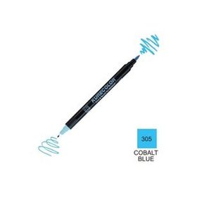 Zig Kurecolor Mangaka Fine & Brush CNKC-2200 305 Cobalt Blue Çift Taraflı Markör Kalem