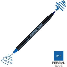 Zig Kurecolor Mangaka Fine & Brush CNKC-2200 315 Persian Blue Çift Taraflı Markör Kalem