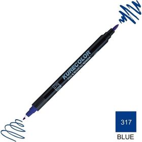 Zig Kurecolor Mangaka Fine & Brush CNKC-2200 317 Blue Yellow Çift Taraflı Markör Kalem