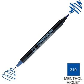 Zig Kurecolor Mangaka Fine & Brush CNKC-2200 319 Menthol Violet Çift Taraflı Markör Kalem