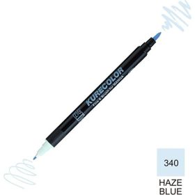 Zig Kurecolor Mangaka Fine & Brush CNKC-2200 340 Haze Blue Çift Taraflı Markör Kalem