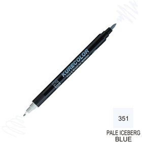 Zig Kurecolor Mangaka Fine & Brush CNKC-2200 351 Pale İceberg Blue Çift Taraflı Markör Kalem