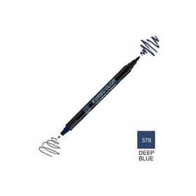 Zig Kurecolor Mangaka Fine & Brush CNKC-2200 378 Deep Blue Çift Taraflı Markör Kalem