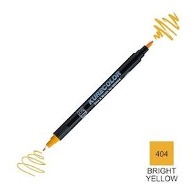 Zig Kurecolor Mangaka Fine & Brush CNKC-2200 404 Bright Yellow Çift Taraflı Markör Kalem