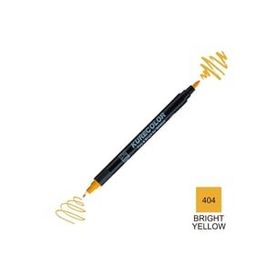 Zig Kurecolor Mangaka Fine & Brush CNKC-2200 404 Bright Yellow Çift Taraflı Markör Kalem