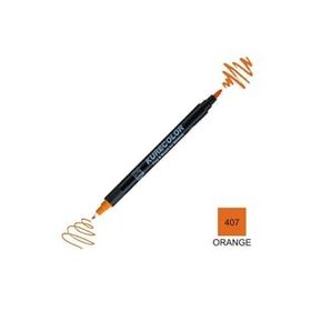 Zig Kurecolor Mangaka Fine & Brush CNKC-2200 407 Orange Çift Taraflı Markör Kalem