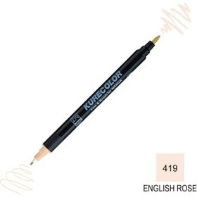 Zig Kurecolor Mangaka Fine & Brush CNKC-2200 419 English Rose Çift Taraflı Markör Kalem