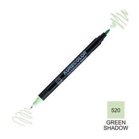 Zig Kurecolor Mangaka Fine & Brush CNKC-2200 520 Green Shadow Çift Taraflı Markör Kalem