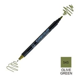 Zig Kurecolor Mangaka Fine & Brush CNKC-2200 545 Olive Green Çift Taraflı Markör Kalem