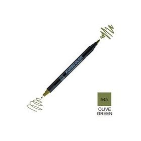 Zig Kurecolor Mangaka Fine & Brush CNKC-2200 545 Olive Green Çift Taraflı Markör Kalem