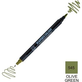 Zig Kurecolor Mangaka Fine & Brush CNKC-2200 545 Olive Green Çift Taraflı Markör Kalem