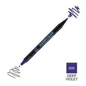Zig Kurecolor Mangaka Fine & Brush CNKC-2200 609 Deep Violet Çift Taraflı Markör Kalem
