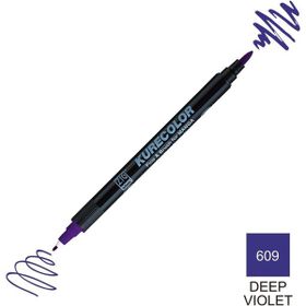 Zig Kurecolor Mangaka Fine & Brush CNKC-2200 609 Deep Violet Çift Taraflı Markör Kalem