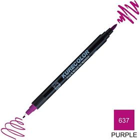Zig Kurecolor Mangaka Fine & Brush CNKC-2200 637 Purple Çift Taraflı Markör Kalem