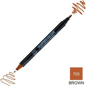 Zig Kurecolor Mangaka Fine & Brush CNKC-2200 705 Brown Çift Taraflı Markör Kalem