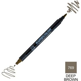 Zig Kurecolor Mangaka Fine & Brush CNKC-2200 769 Deep Brown Çift Taraflı Markör Kalem