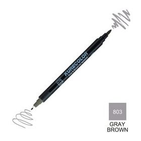 Zig Kurecolor Mangaka Fine & Brush CNKC-2200 803 Gray Brown Çift Taraflı Markör Kalem