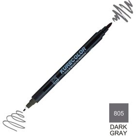 Zig Kurecolor Mangaka Fine & Brush CNKC-2200 805 Dark Gray Çift Taraflı Markör Kalem