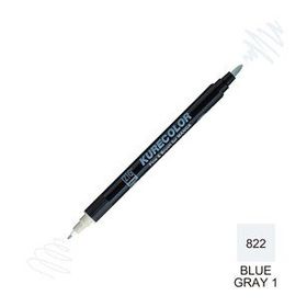 Zig Kurecolor Mangaka Fine & Brush CNKC-2200 822 Blue Gray 1 Çift Taraflı Markör Kalem