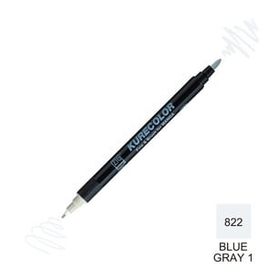 Zig Kurecolor Mangaka Fine & Brush CNKC-2200 822 Blue Gray 1 Çift Taraflı Markör Kalem