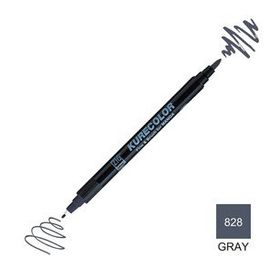 Zig Kurecolor Mangaka Fine & Brush CNKC-2200 828 Gray Çift Taraflı Markör Kalem
