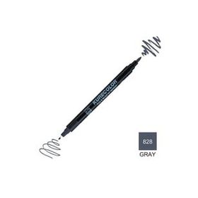 Zig Kurecolor Mangaka Fine & Brush CNKC-2200 828 Gray Çift Taraflı Markör Kalem