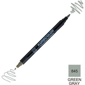 Zig Kurecolor Mangaka Fine & Brush CNKC-2200 845 Green Gray Çift Taraflı Markör Kalem