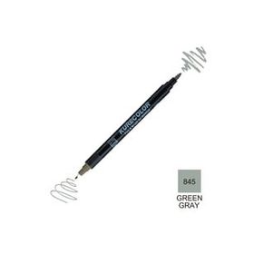 Zig Kurecolor Mangaka Fine & Brush CNKC-2200 845 Green Gray Çift Taraflı Markör Kalem