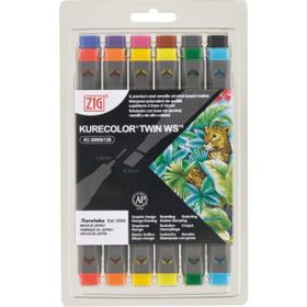 Zig Kurecolor Twin Ws Basic Colors 12'li Marker Seti