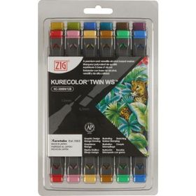 Zig Kurecolor Twin Ws Dull Colors 12'li Marker Seti