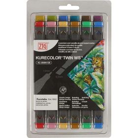 Zig Kurecolor Twin Ws Dull Colors 12'li Marker Seti